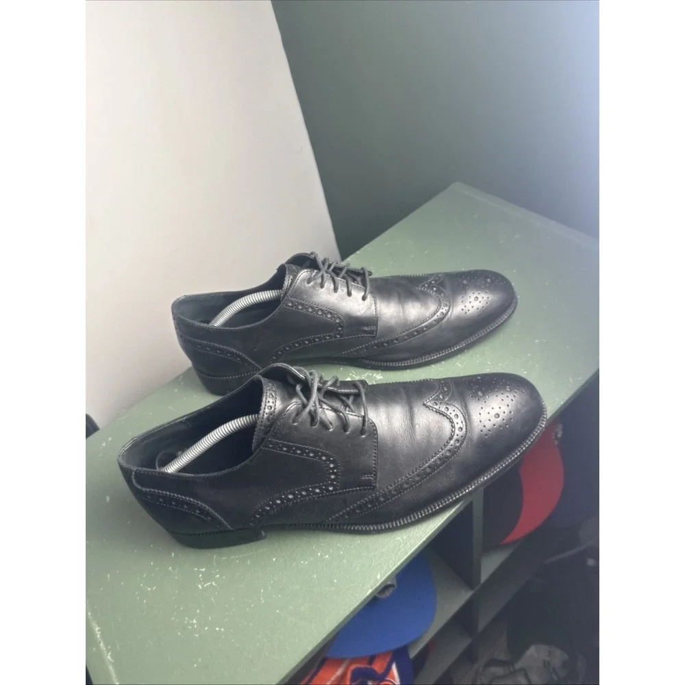 Cole Haan Original Grand OS Signature Wingtip Oxford Black Mens Size 12 M C24117
